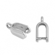 Fornituras Acero Inox enganche para colgante Plateado