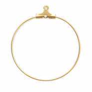 Fornituras Acero Inox pendientes criollas Dorado