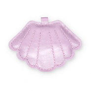 Colgantes llamativos concha P&uacute;rpura lila