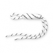 Llavero paracord Blanco-negro