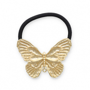 Accesorios para el pelo Coleteros para pelo con met&aacute;lico mariposa Dorado-negro