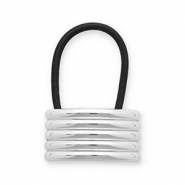 Accesorios para el pelo Coleteros para pelo con met&aacute;lico Plateado-negro