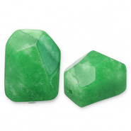 Piedras naturales abalorios Ágata Verde