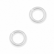 Fornituras metálicos DQ anillas Plateado vieja (sin níquel)