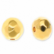 Abalorios metálicos DQ faceteada 4mm Dorado (sin níquel)