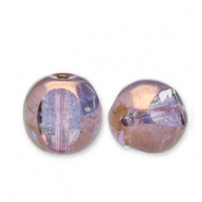 Abalorios Checos FPB redondos 6mm Light amethyst-bronze