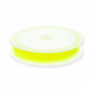 Hilo para enfilado el&aacute;stico 0.8mm Amarillo ne&oacute;n