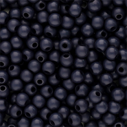 Abalorios acr&iacute;licos 4 mm brillante Antracita