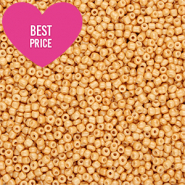 Rocalla cristal 8/0 (3mm) Naranja melocot&oacute;n