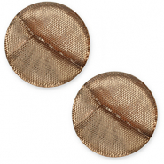 Cabuchón plano Polaris Elements 20 mm Las Vegas Marrón