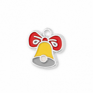 Colgantes metálicos campana navideña Plateado-amarillo-rojo-gris