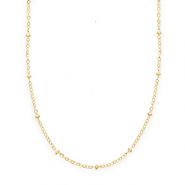 BY31&reg; Cadenas Acero Inox eslab&oacute;n con bolas Dorado