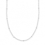 BY31&reg; Cadenas Acero Inox eslab&oacute;n con bolas Plateado