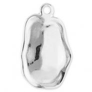 Colgantes Acero Inox irregular Plateado