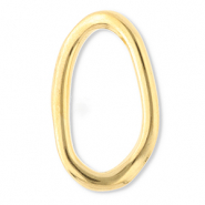 Fornituras Acero Inox entrepieza óvalo Dorado