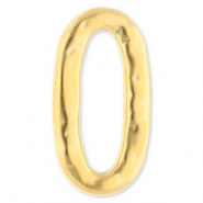 Fornituras Acero Inox entrepieza óvalo Dorado