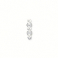 Plata 925 tapa nudos con anilla 4mm Plateado