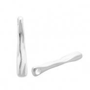 Colgantes metálicos DQ® barra Plateado vieja (sin níquel)