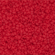 Rocalla Miyuki 11/0 Matted Transparent Lt.Red 11-0140F