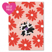 BY31&reg; Tarjetas para joyer&iacute;a "One of a kind" Rojo-naranja-negro-blanco