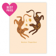 Tarjetas para joyería "Better Together" Rosa claro