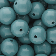DQ Abalorios acrílicos 16 mm brillante Cameo blue 15-4414 TCX