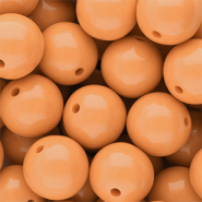 DQ Abalorios acrílicos 16 mm brillante Chamois 15-1145 TCX