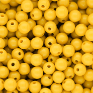 DQ Abalorios acrílicos 10 mm brillante Vibrant yellow 13-0858 TCX