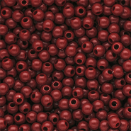 DQ Abalorios acr&iacute;licos 4 mm brillante Salsa 18-1657 TCX