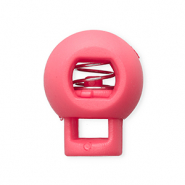 Fornituras coloridas abalorio stopper para cordón bola Rosa