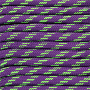 Paracord trendy 6.5mm Púrpura-verde neón