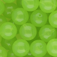 DQ&reg; Abalorios acr&iacute;licos 18 mm brillante Verde claro