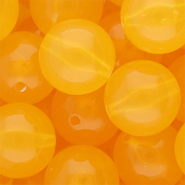 DQ&reg; Abalorios acr&iacute;licos 20 mm brillante Amarillo c&aacute;lido