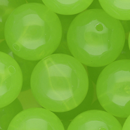 DQ&reg; Abalorios acr&iacute;licos 20 mm brillante Verde claro
