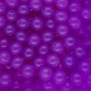 DQ&reg; Abalorios acr&iacute;licos 10 mm brillante P&uacute;rpura