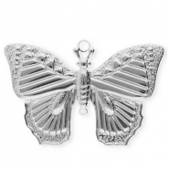 Colgantes Acero Inox mariposa Plateado