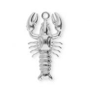 Colgantes Acero Inox c&aacute;ncer Plateado