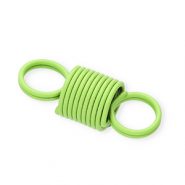Fornituras coloridas conector de resorte en espiral Verde