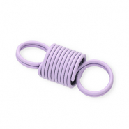 Fornituras coloridas conector de resorte en espiral P&uacute;rpura claro