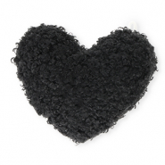 Colgantes llamativos coraz&oacute;n Negro