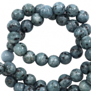 Piedras naturales Jaspe D&aacute;lmata 6mm Azul cerceta antracita