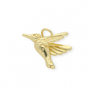 Metal TQ lat&oacute;n colgante colibr&iacute; Dorado