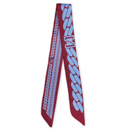 Bandana Pañuelo con eslabones Vino tinto frutos rojos-púrpura lavanda