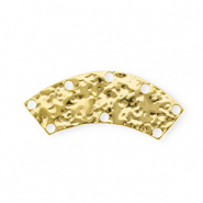 BY31&reg; Fornituras acero inox entrepieza arco con 8 anillas Dorado