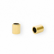 Fornituras acero inox terminal Ø2.5mm Dorado