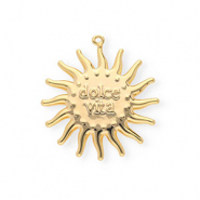 BY31® Colgantes de latón Eco-brass sol Dolce vita"" Dorado