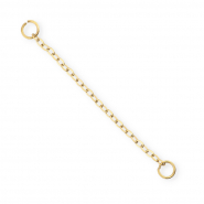 BY31&reg; Colgantes / entrepieza de eslab&oacute;n ancla de acero inox Dorado