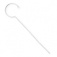 BY31® Fornituras Acero Inox pendientes con anilla Plateado