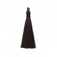 Borlas 8cm Marr&oacute;n oscuro