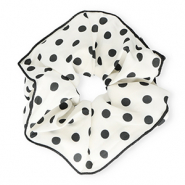 Coleteros para pelo de lunares XL Blanco-negro